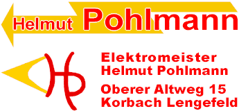 Elektromeister Helmut Pohlmann
